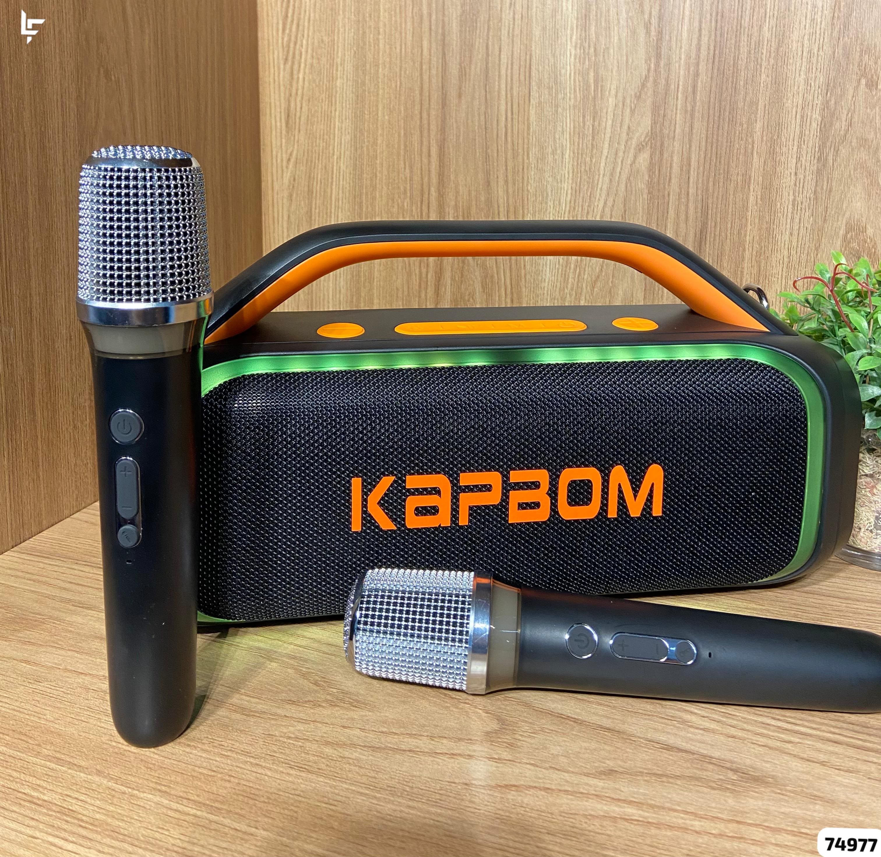 Caixa de Som + Microfone | KAPBOM